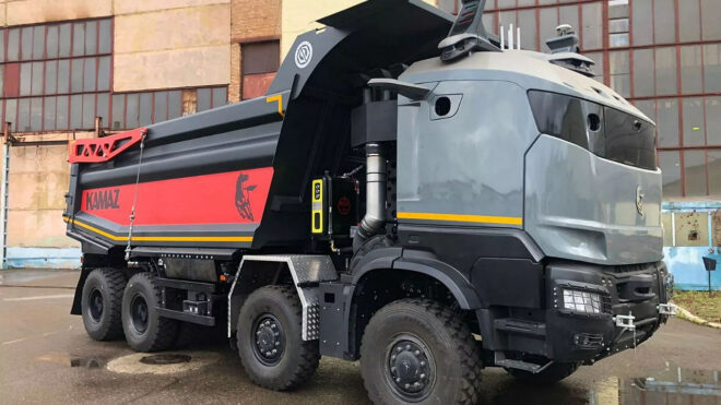 Kamaz otonom damperli kamyon