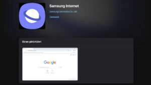 Samsung Internet LOG Görsel