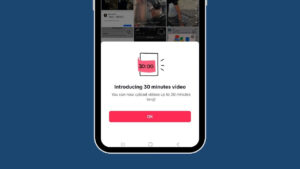 TikTok 30 dakika