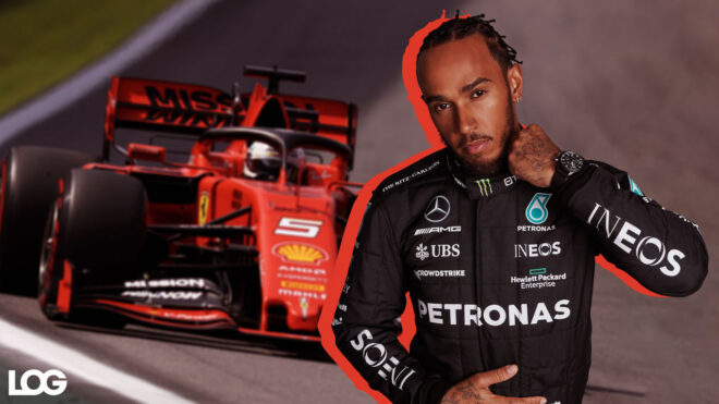 Lewis Hamilton Ferrari F1 LOG Tasarım