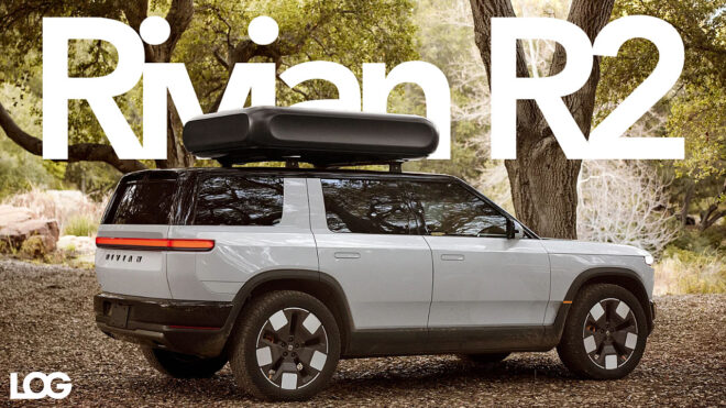 Rivian R2, R3 ve R3X LOG Tasarım