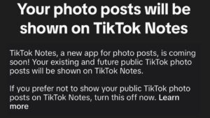 TikTok Notes