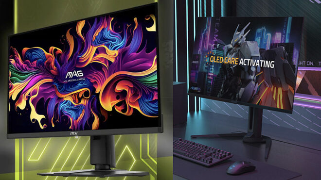 Gigabyte AORUS ve MSI yeni QD-OLED monitörler tanıttı