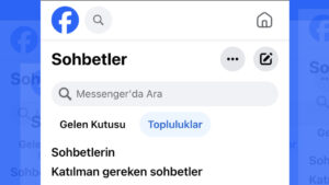 Facebook Messenger için de "Topluluklar" geldi LOG Görsel