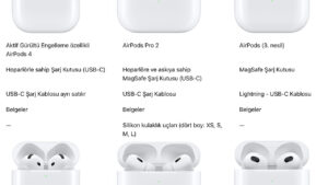 AirPods 4, USB‑C şarj kablosu olmadan geliyor