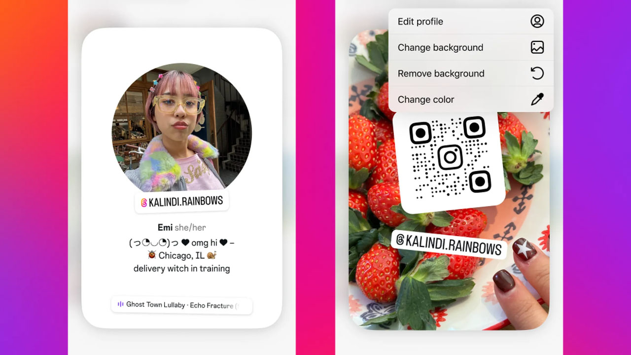 Instagram, dijital profil kartlarını kullanıma sundu