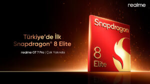 Türkiye'de satılacak Snapdragon 8 Elite işlemcili ilk amiral gemisi akıllı telefon modeli Realme GT 7 Pro olacak