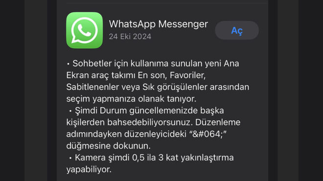 WhatsApp LOG Görsel